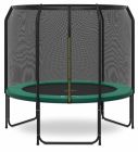 Magic Jump Fiber trampoline 251 cm Groen met veiligheidsnet