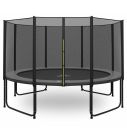 Magic Jump Grey Trampoline 427 cm met veiligheidsnet