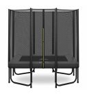 Magic Jump Rechthoekige Trampoline 153 x 214 cm Grijs met Veiligheidsnet