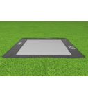 Flat to the ground Trampoline Rechthoekig Primus Black 430 x 300 cm