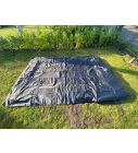 Rechthoekige Trampoline Afdekhoes Flat To The Ground 214 x 305 cm Black
