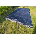 Rechthoekige Trampoline Afdekhoes Flat To The Ground 244 x 366 cm Black