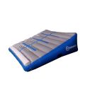 Schuinvlak 12spring 200x200x40 cm Blauw/grijs