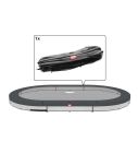 Trampoline Rand ovaal Berg Favorit Grand inground 520x345 cm Grijs