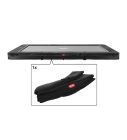 Trampoline Rand Rechthoekig Berg Favorit Ultim inground 410x250 Zwart