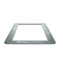 Trampoline Rand Rechthoekig Flat To The Ground Akrobat Primus 330x250 cm Antraciet