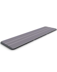 Airtrack 12spring 1200x300x20 cm Plus Zwart/grijs
