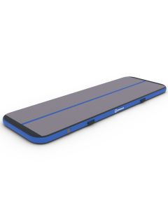 Airtrack 12spring 300x100x10 cm standaard Blauw/grijs
