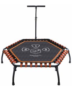 Fitness Trampoline Magic Circle Pro Hexagon 125 cm Oranje