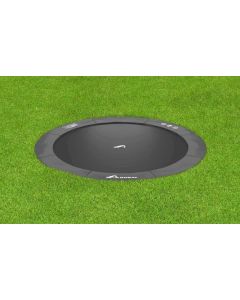 Flat to the ground Trampoline Akrobat Primus Antraciet 430 cm