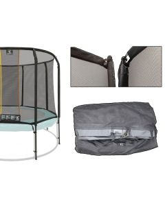 Los veiligheidsnet fiber inside voor trampoline 213 cm met sluis (zonder palen)