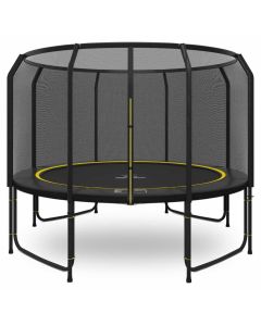Magic Jump Fiber Black trampoline 366 cm met veiligheidsnet
