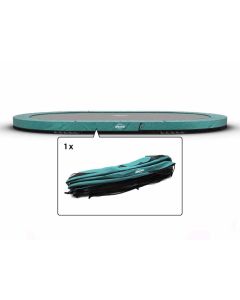 Trampoline Rand ovaal Berg Champion Grand inground 520x345 groen