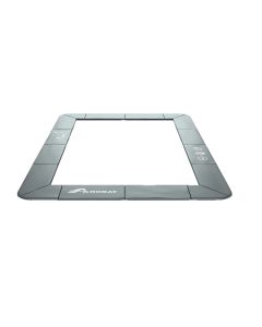 Trampoline Rand Rechthoekig Flat To The Ground Akrobat Primus 330x250 cm Antraciet