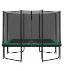 Magic Circle Pro Rechthoekige Trampoline 214 x 305 cm Groen met veiligheidsnet