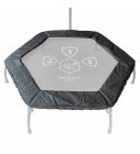 Trampoline rand Fitness Magic Circle Pro Zwart 125 cm Hexagon