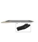Trampoline Rand Rechthoekig Berg champion Ultim Flatground 500x300 cm Grijs
