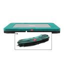Trampoline Rand Rechthoekig Berg Favorit Ultim inground 280x190 Groen
