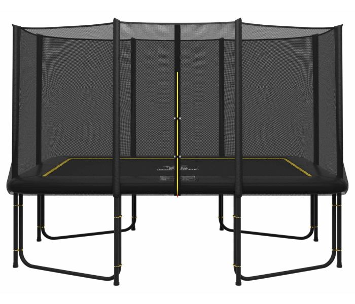 Magic Circle Pro Black Rechthoekige Trampoline 244 x 366 cm met veiligheidsnet