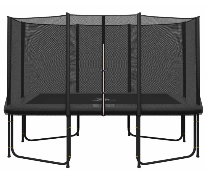 Magic Circle Pro Grey Rechthoekige Trampoline 244 x 366 cm met veiligheidsnet