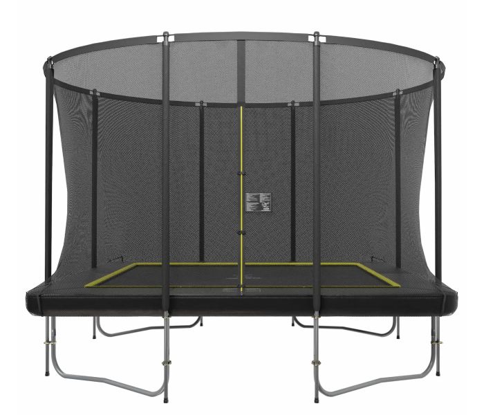 Magic Jump Fiber Rechthoekige Trampoline 214 x 305 cm Black met Veiligheidsnet