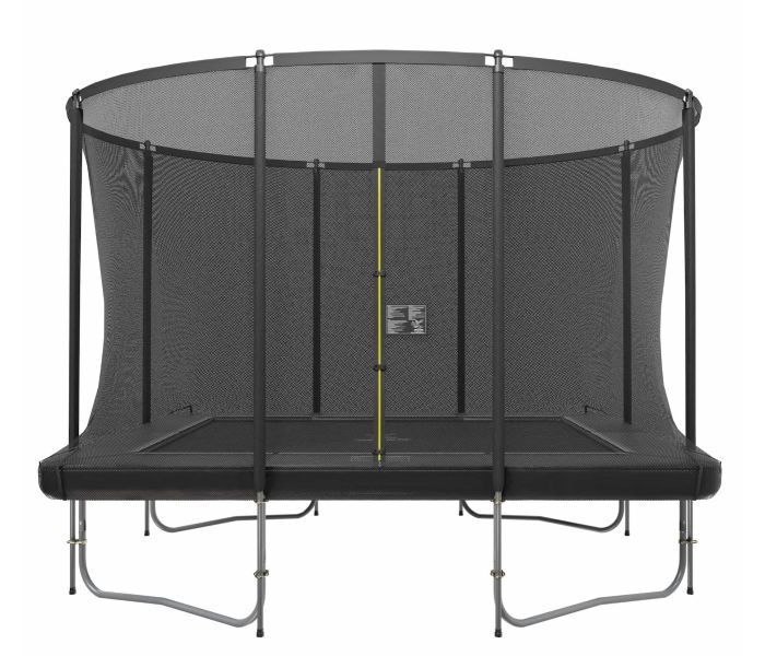 Magic Jump Fiber Rechthoekige Trampoline 214 x 305 cm Grey met Veiligheidsnet