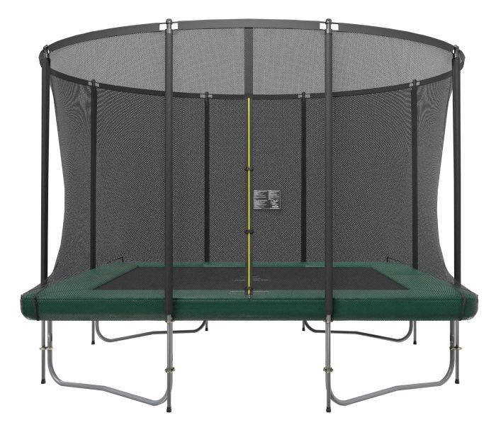 Magic Jump Fiber Rechthoekige Trampoline 214 x 305 cm Groen met Veiligheidsnet