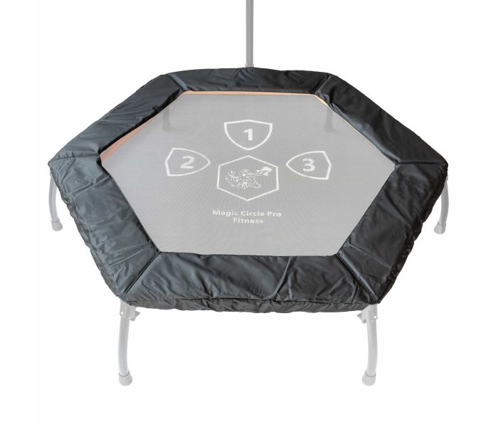 Trampoline rand Fitness Magic Circle Pro Zwart 125 cm Hexagon
