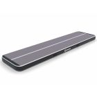 Airtrack 12spring 400x100x20 cm Plus Zwart/grijs