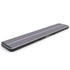 Airtrack 12spring 500x100x20 cm Plus Zwart/grijs