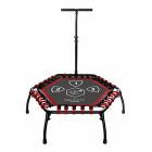 Fitness Trampoline Magic Circle Pro Hexagon 100 cm Rood