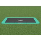 Flat to the ground Trampoline Rechthoekig Magic Circle Pro Groen 244x366 cm