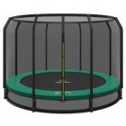 Ingraaf Trampoline Magic Circle Pro 366 cm Groen met veiligheidsnet