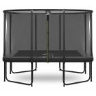 Magic Circle Pro Fiber Grey Rechthoekige Trampoline 214 x 305 cm met veiligheidsnet