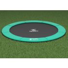 Flat to the Ground Trampoline Magic Circle Pro Groen 410 cm