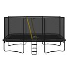 Magic Circle Pro Grey Rechthoekige Trampoline 525 x 305 cm met veiligheidsnet
