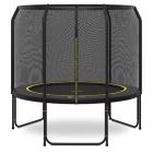 Magic Jump Fiber Black trampoline 251 cm met veiligheidsnet