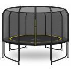 Magic Jump Fiber Black trampoline 427 cm met veiligheidsnet