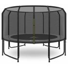 Magic Jump Fiber Grey trampoline 427 cm met veiligheidsnet