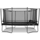 North Legend Rechthoekige Trampoline 460x310 cm met veiligheidsnet Black