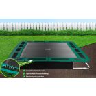 Flat to the ground Trampoline Rechthoekig Capital Play Groen 305 x 183 cm