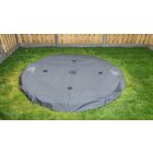 Trampoline Afdekhoes Flat To The Ground 244 cm Black