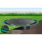 Flat to the ground trampoline Capital Play Groen 305 cm