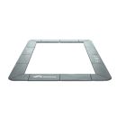Trampoline Rand Rechthoekig Flat To The Ground Akrobat Primus 330x250 cm Antraciet