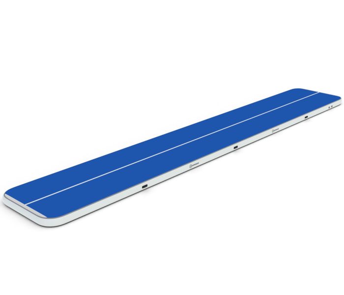 Airtrack 12spring 1200x200x20 cm Plus Blauw/wit
