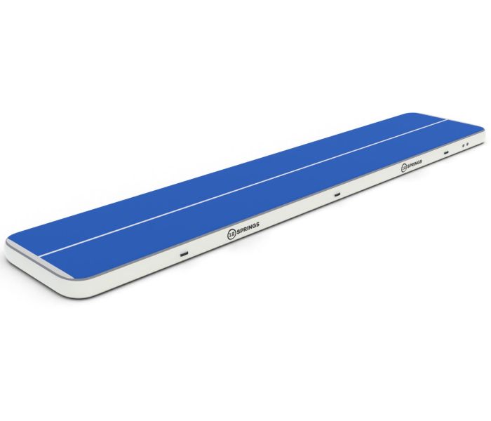 Airtrack 12spring 1200x200x30 cm Pro Blauw/wit