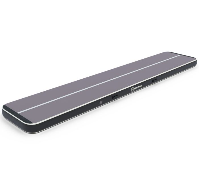 Airtrack 12spring 600x100x20 cm Plus Zwart/grijs