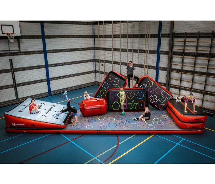 Airtrack Set Educatief 12spring Kleuren Turnen