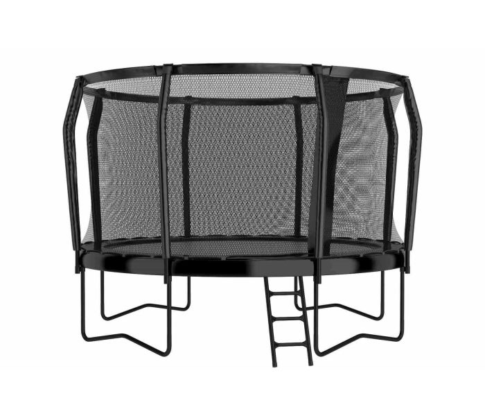 Akrobat Orbit Pro trampoline 365 cm antraciet met veiligheidsnet