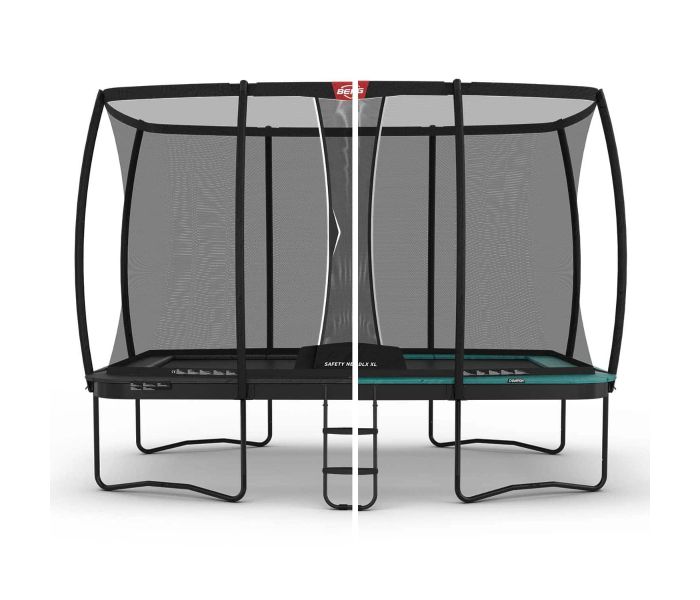 Berg Ultim Champion Rechthoekige Trampoline 410x250 cm met deluxe veiligheidsnet XL